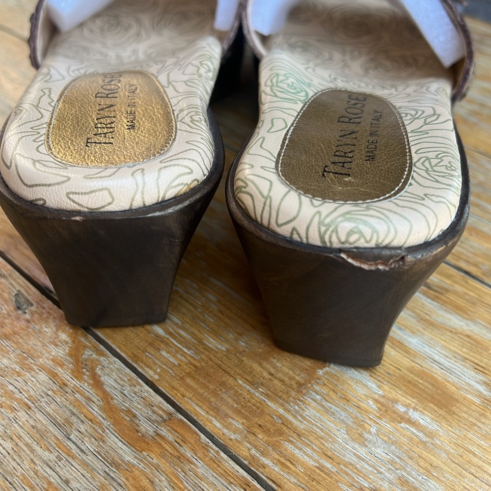 Taryn Rose Sandals Slip-On Gaby Python Snakeskin … - image 5